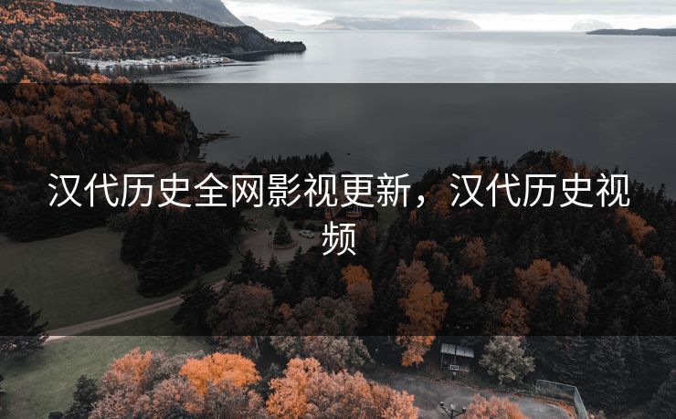 汉代历史全网影视更新，汉代历史视频