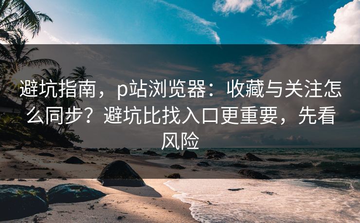 避坑指南，p站浏览器：收藏与关注怎么同步？避坑比找入口更重要，先看风险
